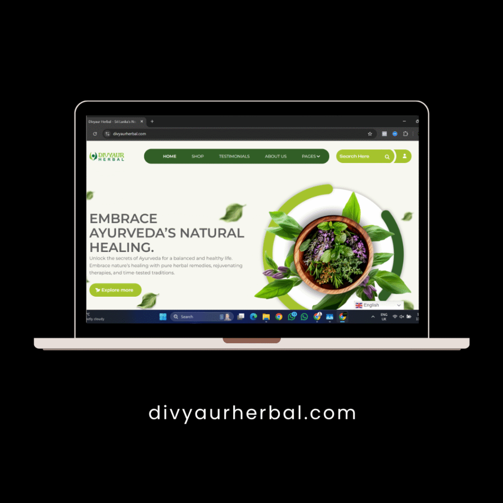 Divyaur Herbal - Wedsite Design